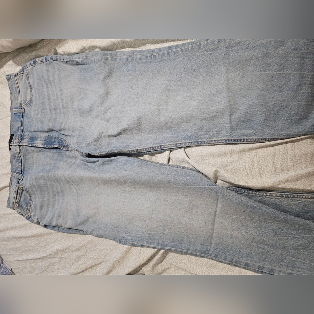 ASOS flared jeans in light blue